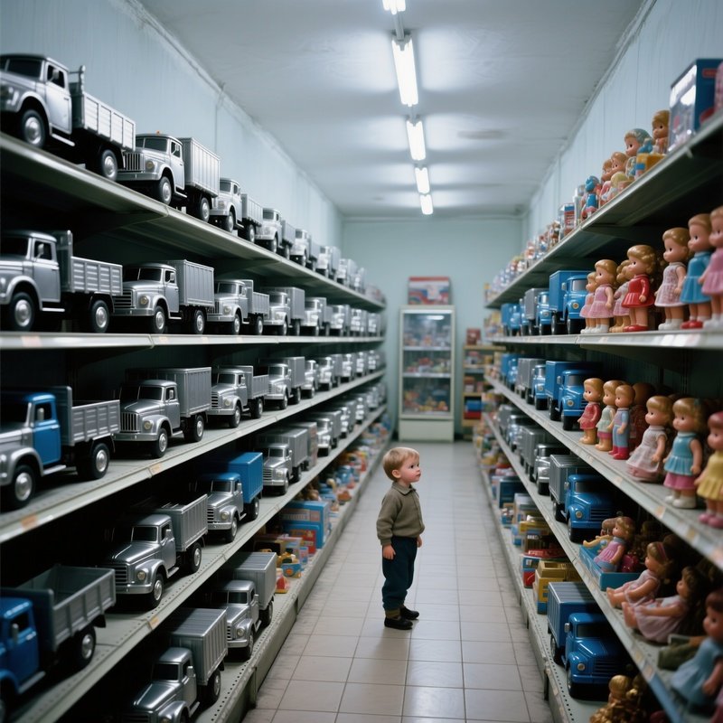 1981 Detsky Mir Toy Store Chunky Trucks Dolls