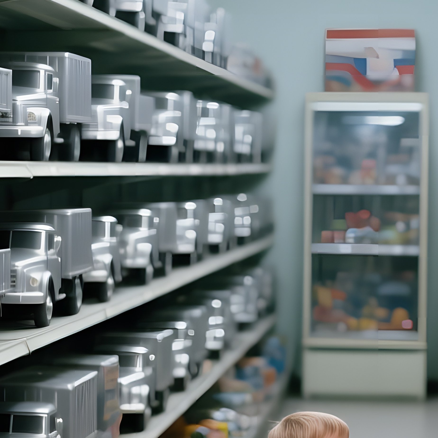 1981 Detsky Mir Toy Store Chunky Trucks Dolls - Full Resolution Quality Preview