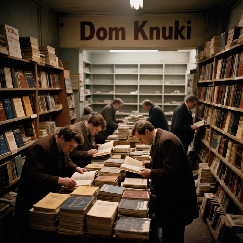 1981 Dusty Bookstore Dom Knigi Technical Manuals Fiction Empty