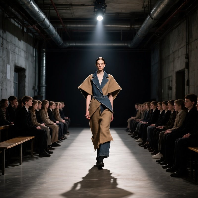 1987 Soviet Fashion Show Angular Utilitarian Clothing