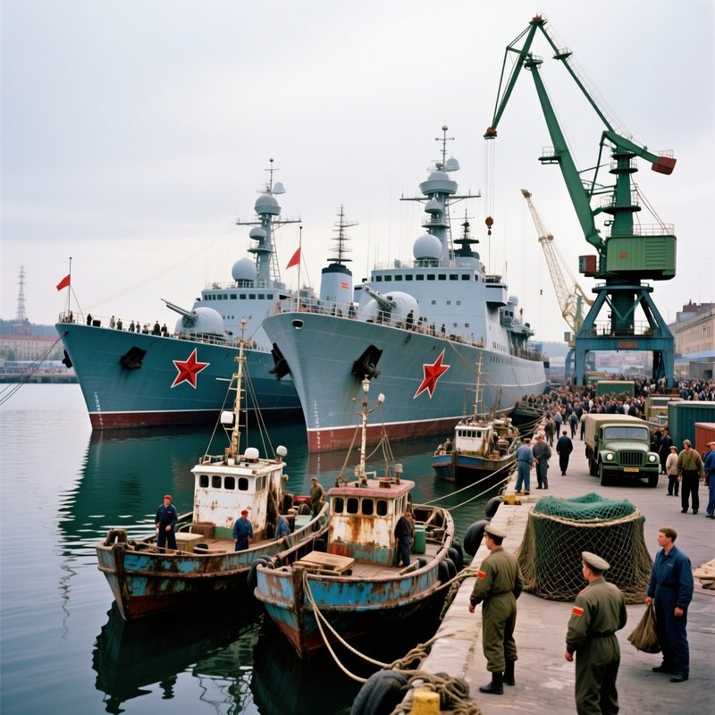 1988 Vladivostok Port Scene
