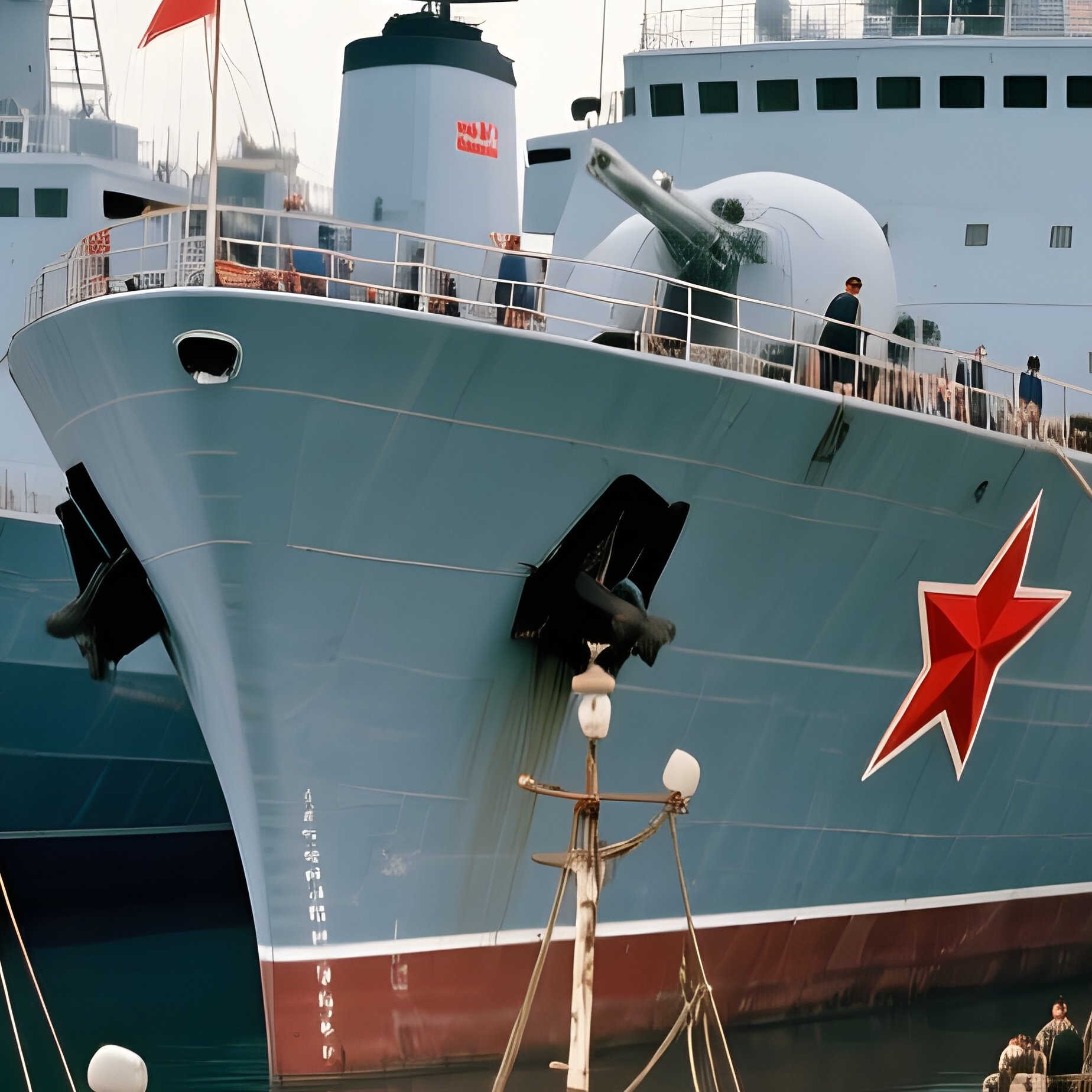 1988 Vladivostok Port Scene - Full Resolution Quality Preview