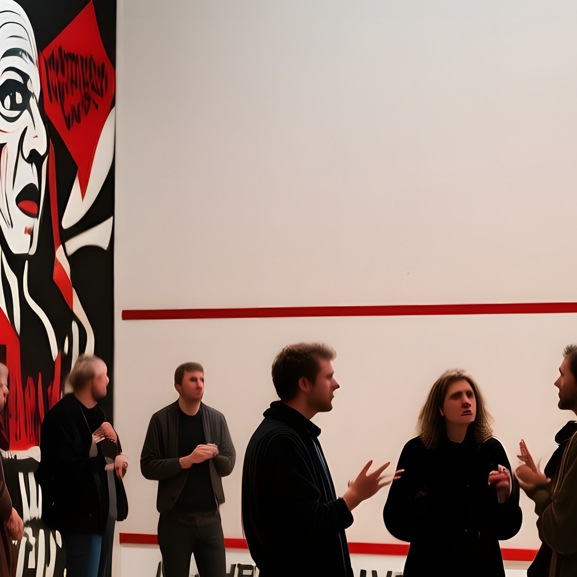 1989 Art Exhibition Squash Court - Full Resolution Quality Preview