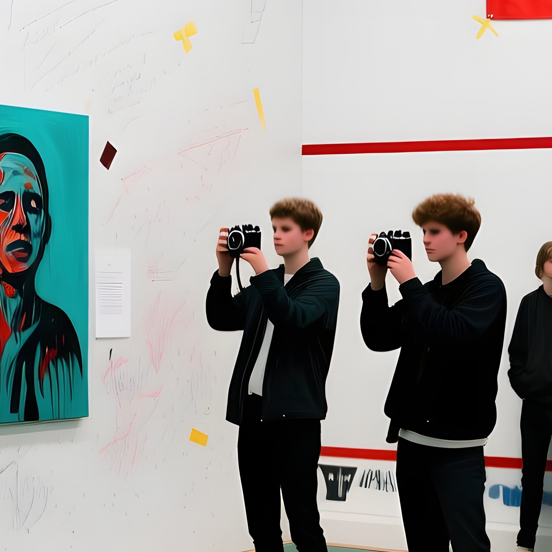 1989 Art Exhibition Squash Court - Full Resolution Quality Preview