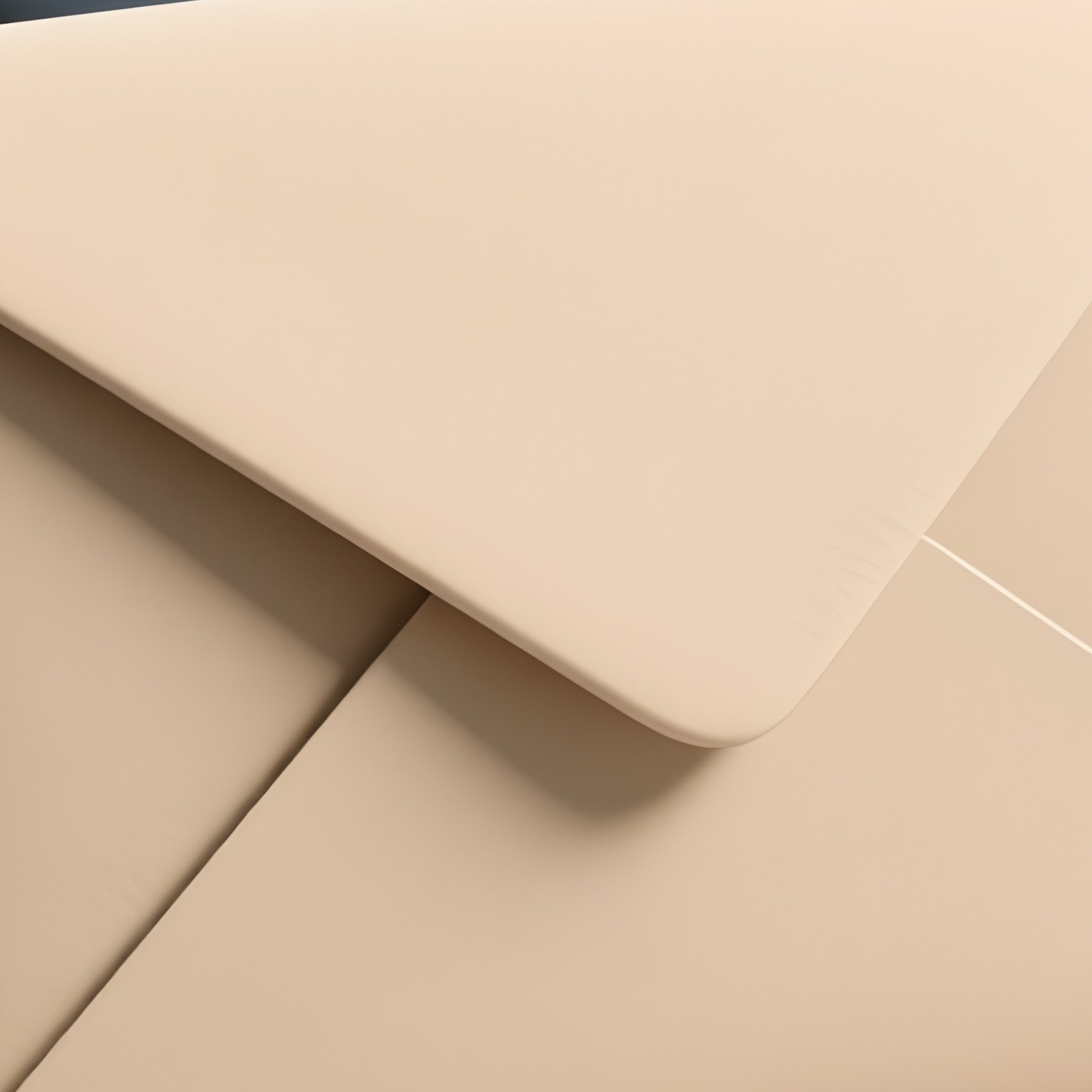 3D Rendered Email Envelope Symbol — Photorealistic Paper Envelope On A Desk Full Of Invoices - Full Resolution Quality Preview