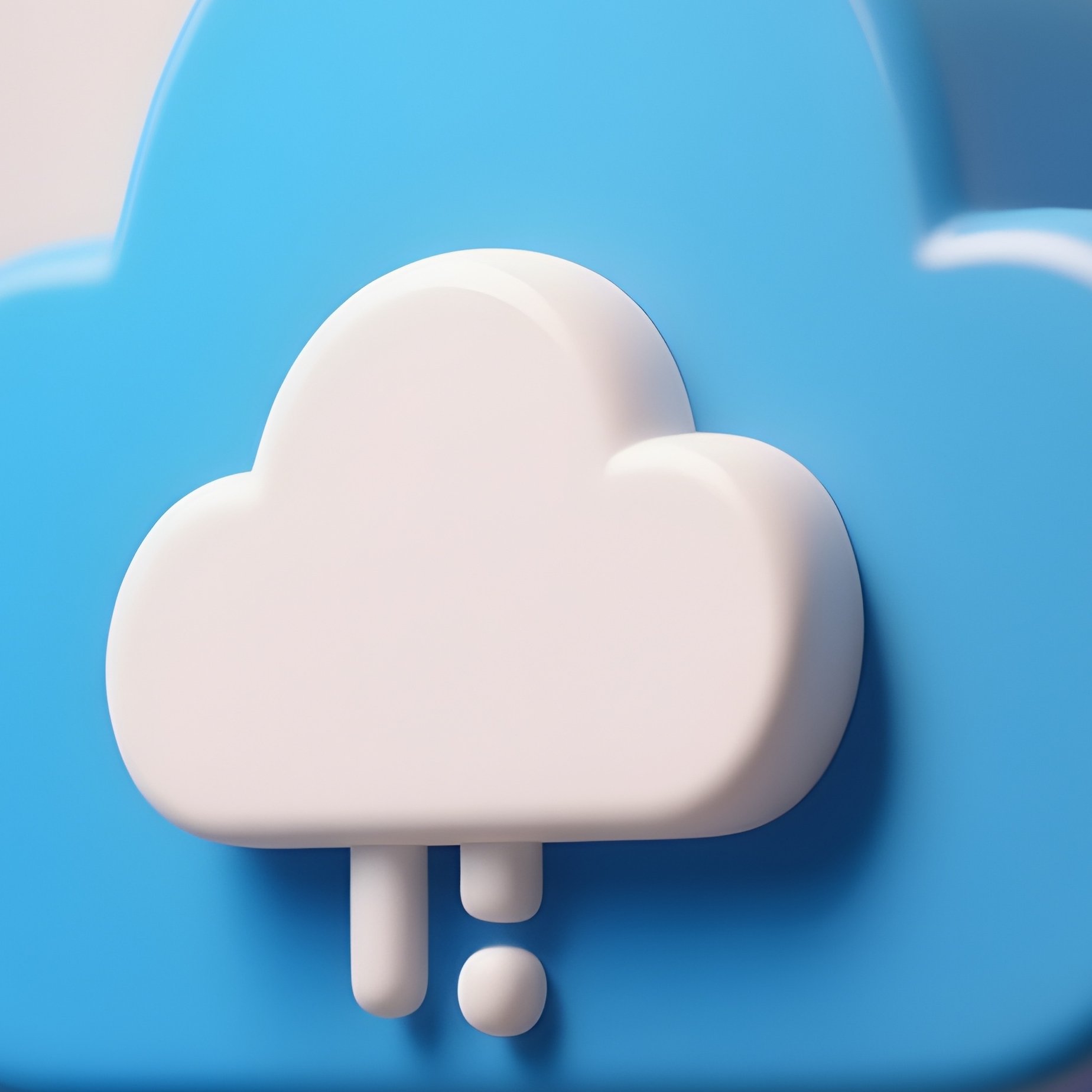 3D Rendered Idea Cloud Icon — Photorealistic Sticky Notes Full Of Ideas On A Wall - Full Resolution Quality Preview