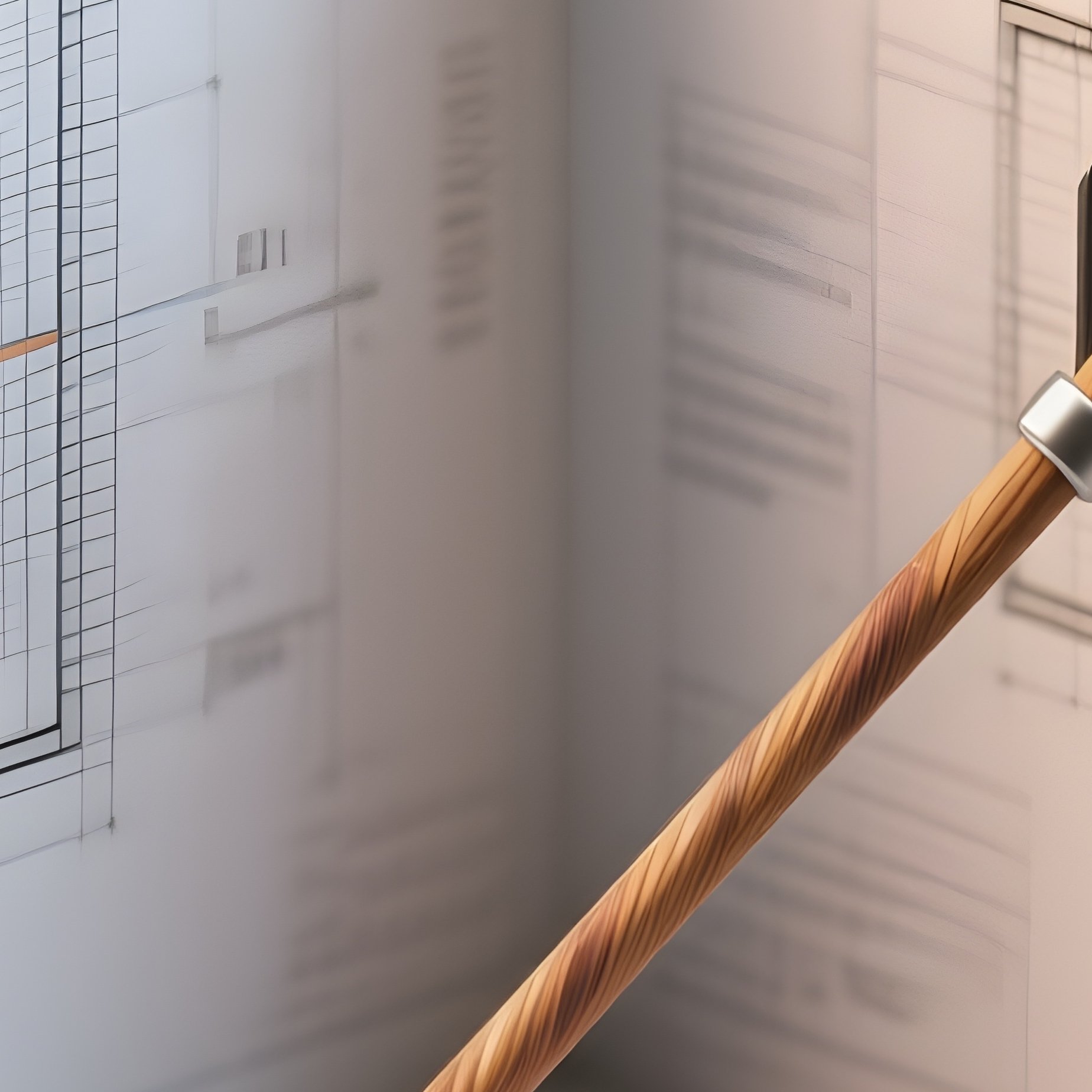 3D Rendered Raising Arrow Inside A Cube — Photorealistic Arrow Marker Drawn On A Planning Board - Full Resolution Quality Preview