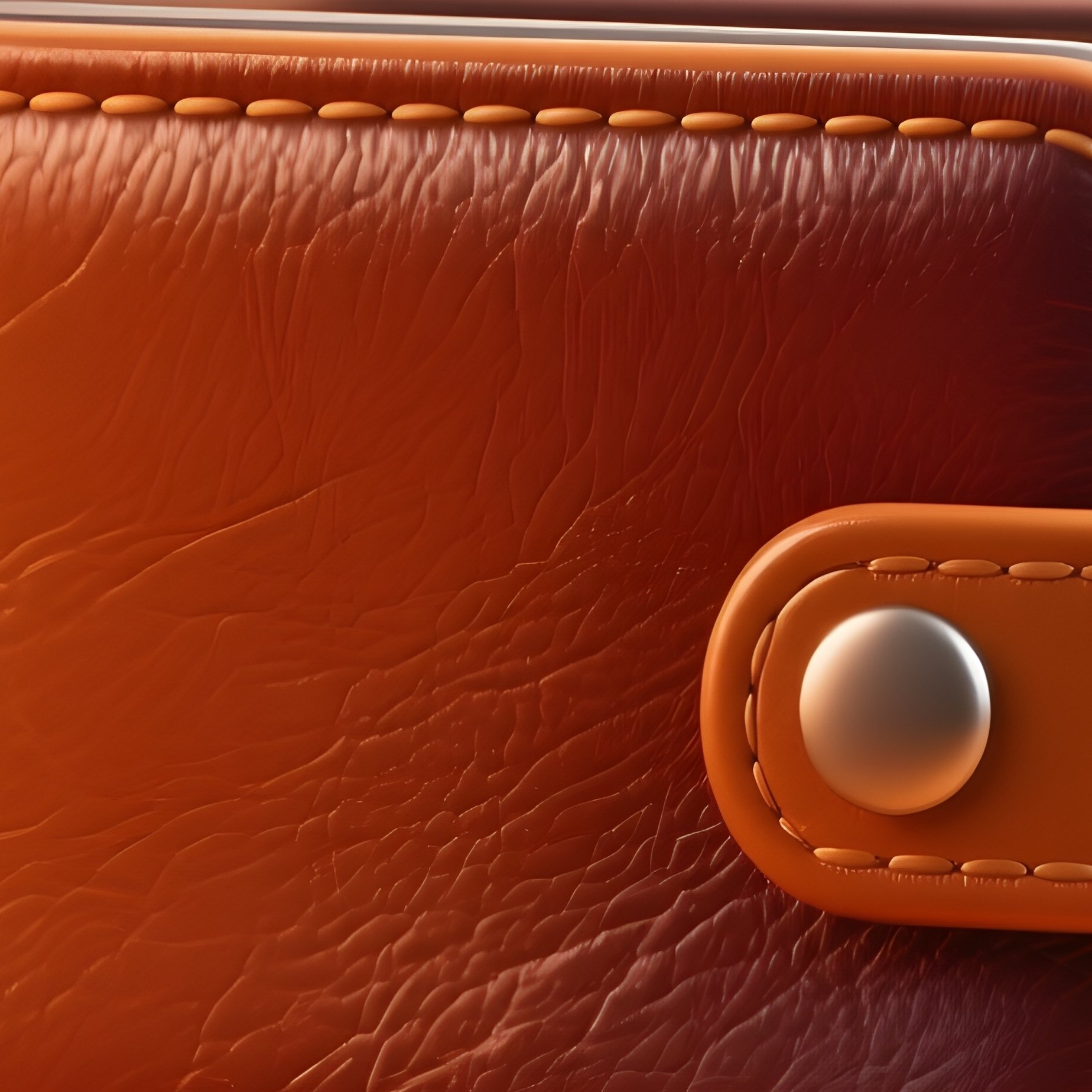 3D Rendered Wallet Icon In Vibrant Tones — Photorealistic Leather Wallet On A Wooden Table - Full Resolution Quality Preview