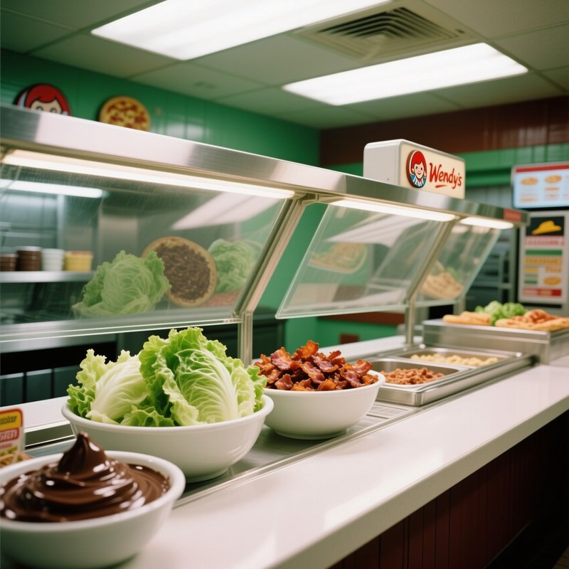 80S Fast Food Salad Bar