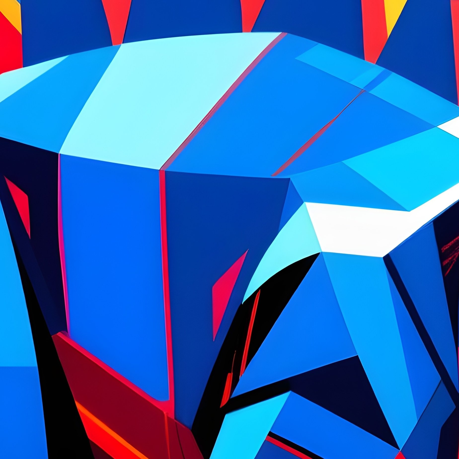 A Abstract Digital Art Of An Apatosaurus - Full Resolution Quality Preview