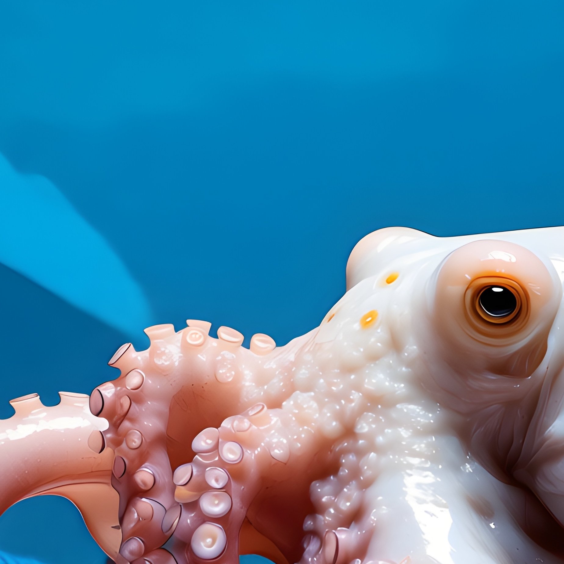 A Baby Octopus Wearing Mittens 3 - Full Resolution Quality Preview