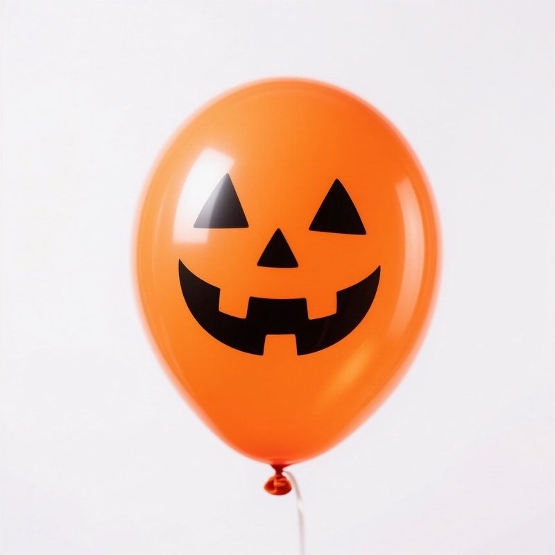 A Balloon Designed To Resemble A Jack O Lantern Halloween Balloon