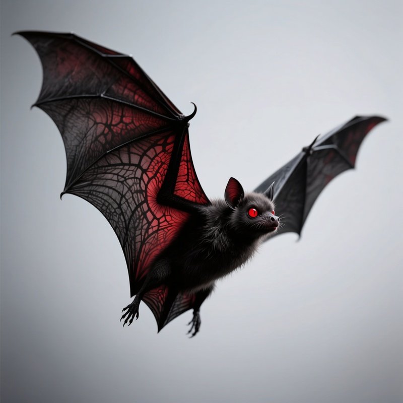 A Bat In Flight Bat Flight