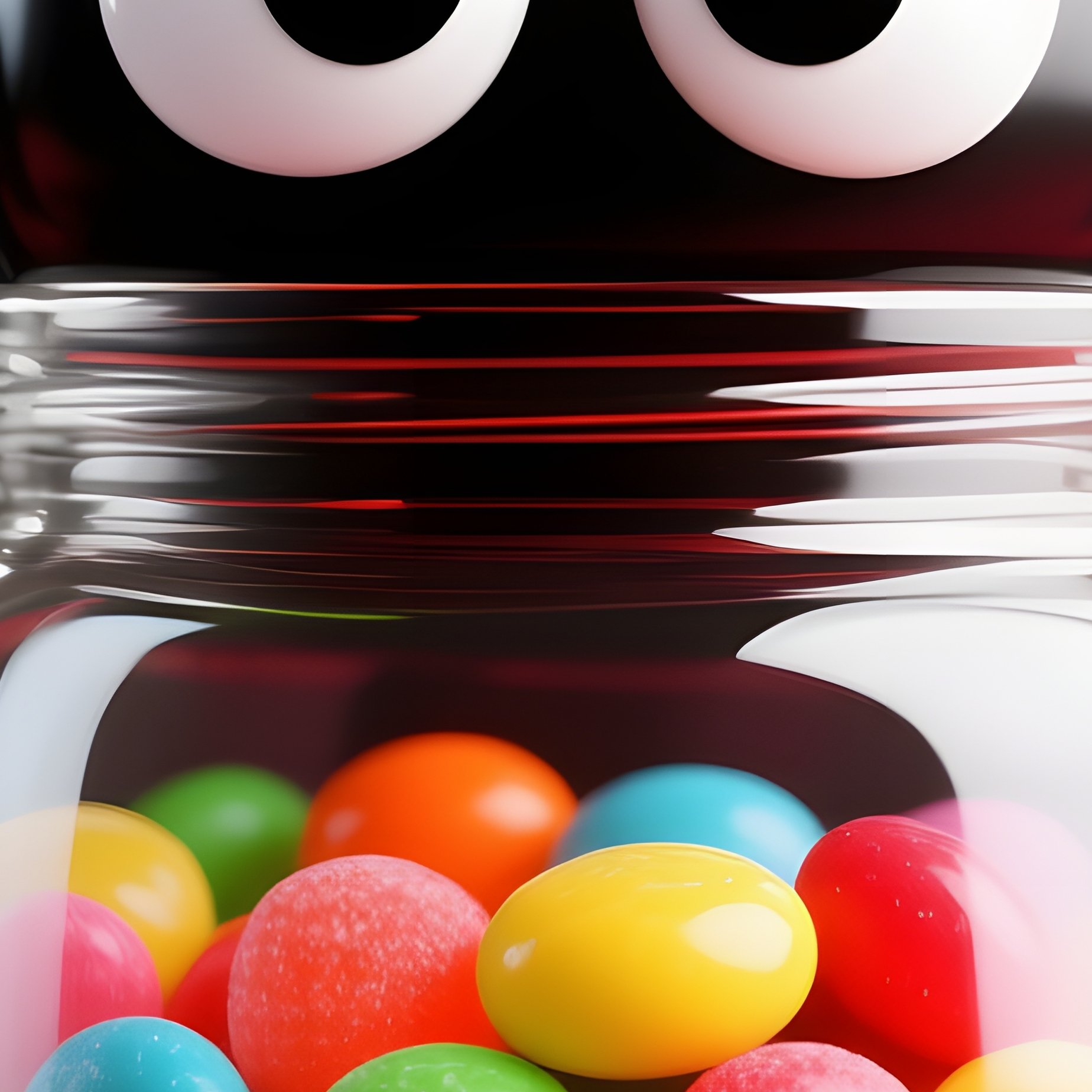 A Bat Shaped Container Filled With Colorful Candies Bat Candy - Full Resolution Quality Preview