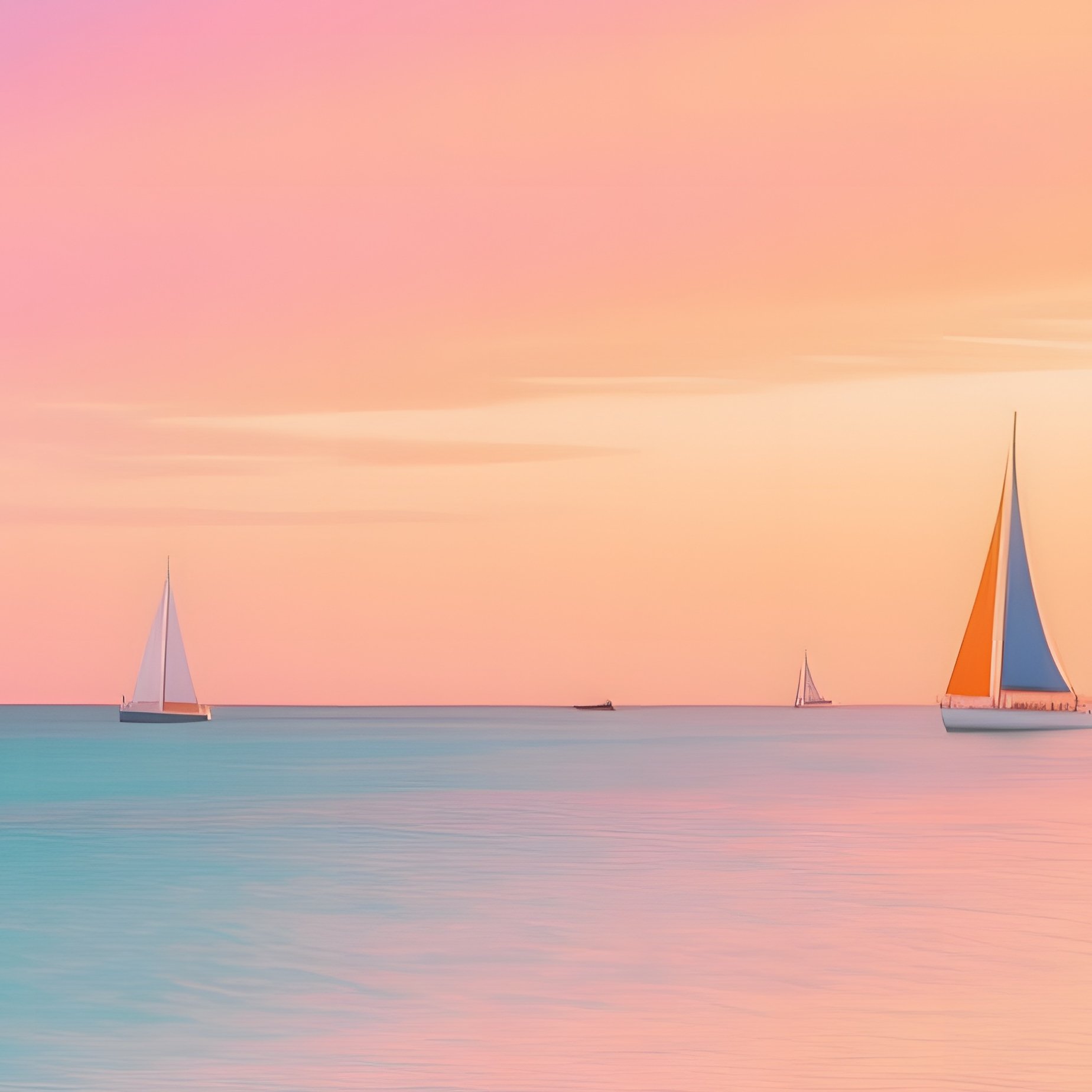 A Beach At Sunset In The Caribbean - Full Resolution Quality Preview