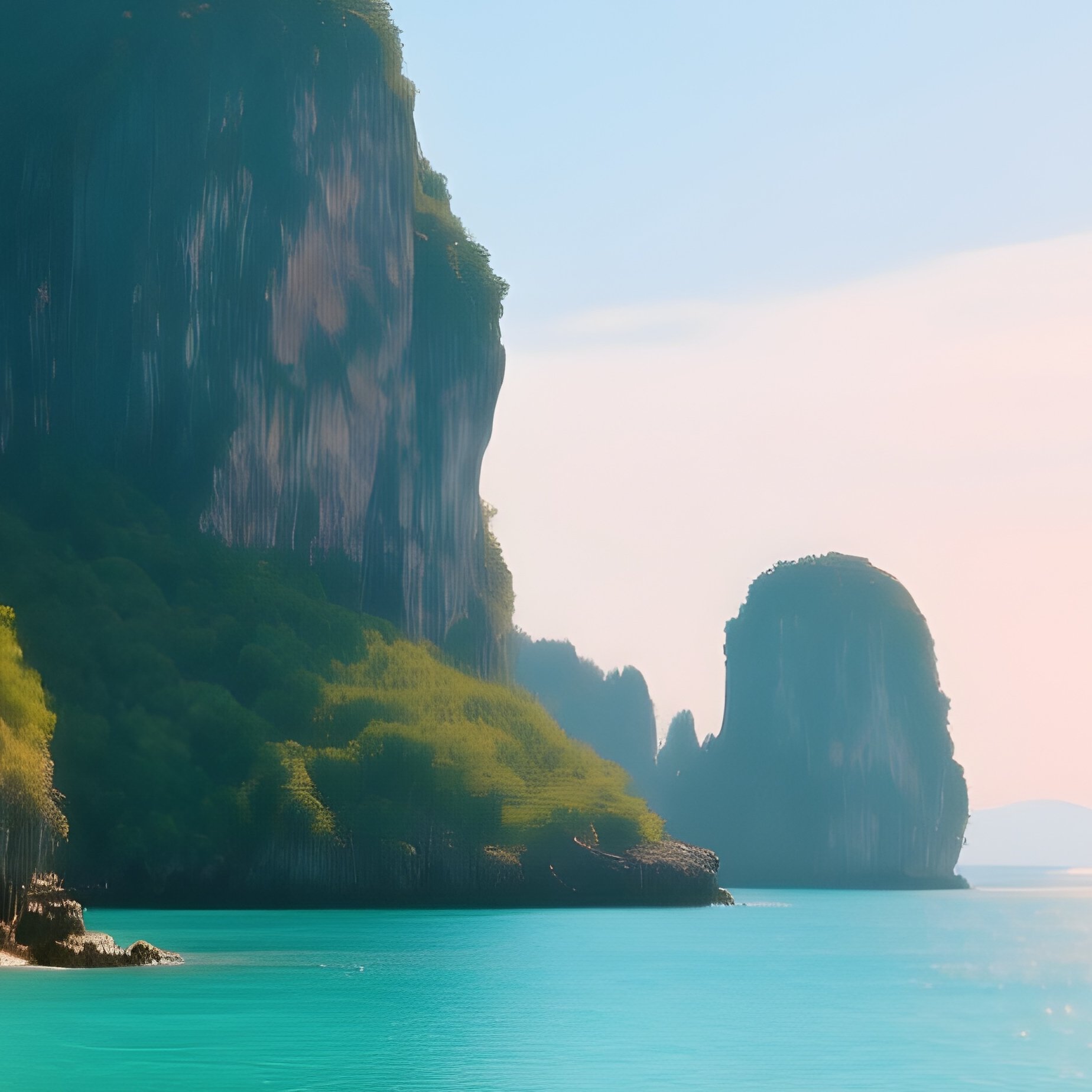 A Beach Scene In The Algarve Portugal - Full Resolution Quality Preview