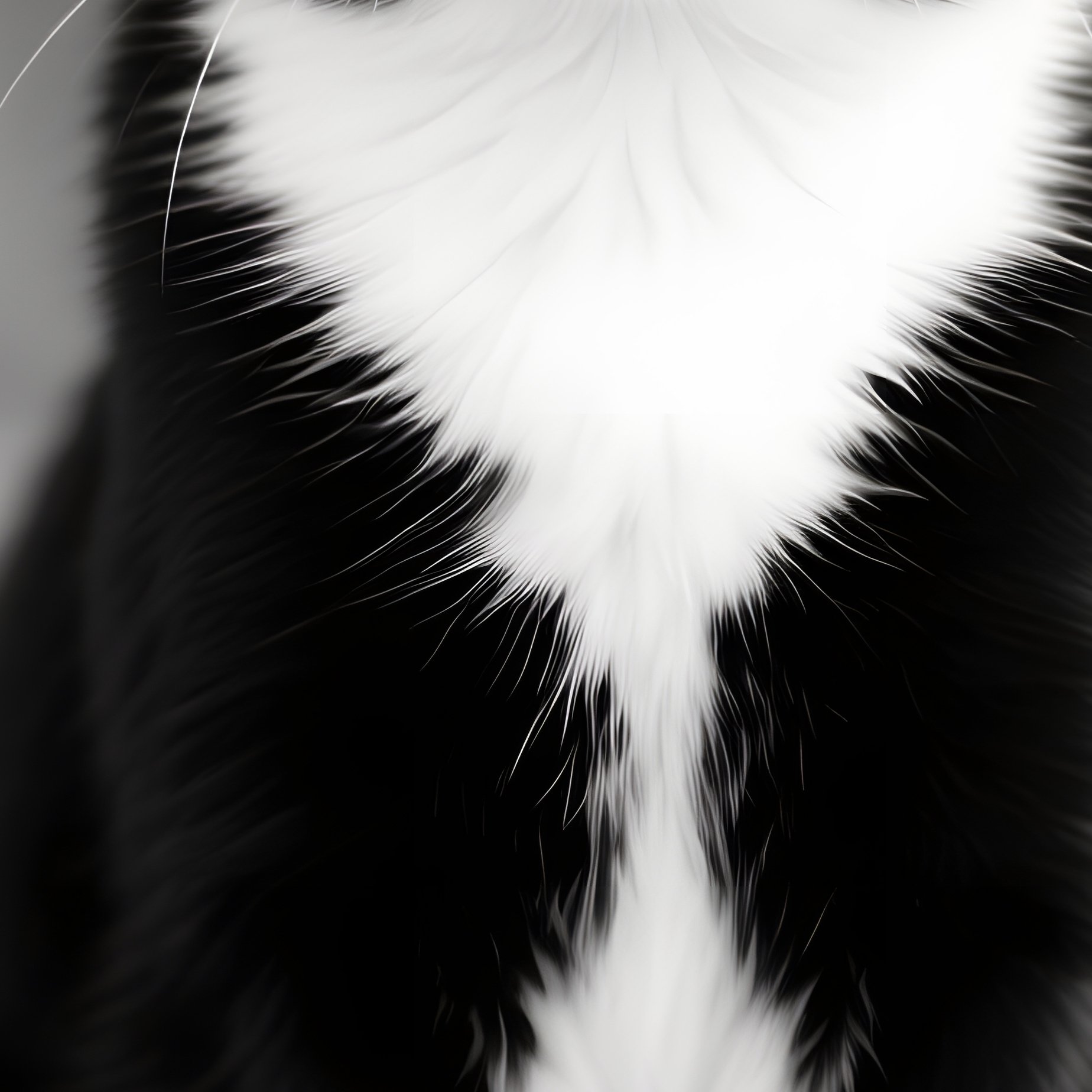 A Black And White Cat Being Held Cat Black And White - Full Resolution Quality Preview