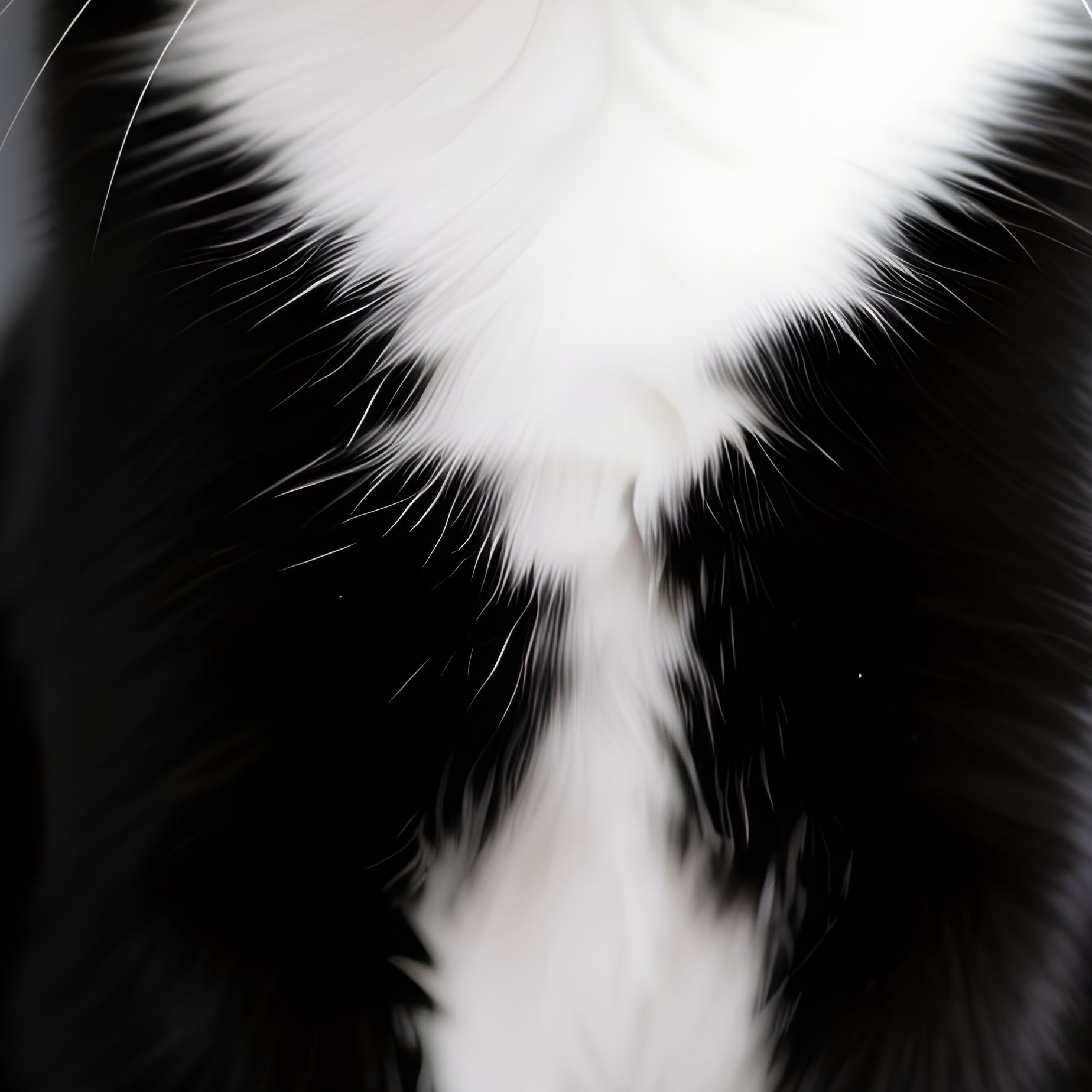 A Black And White Cat Being Held Cat Black And White - Full Resolution Quality Preview
