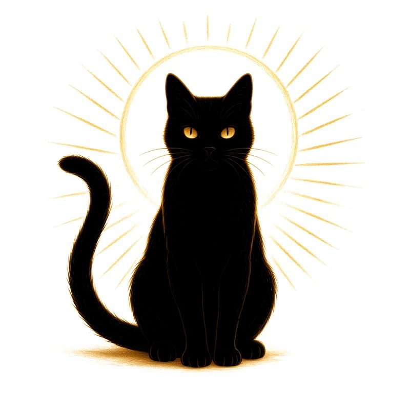 A Black Cat Black Cat Halo Effect