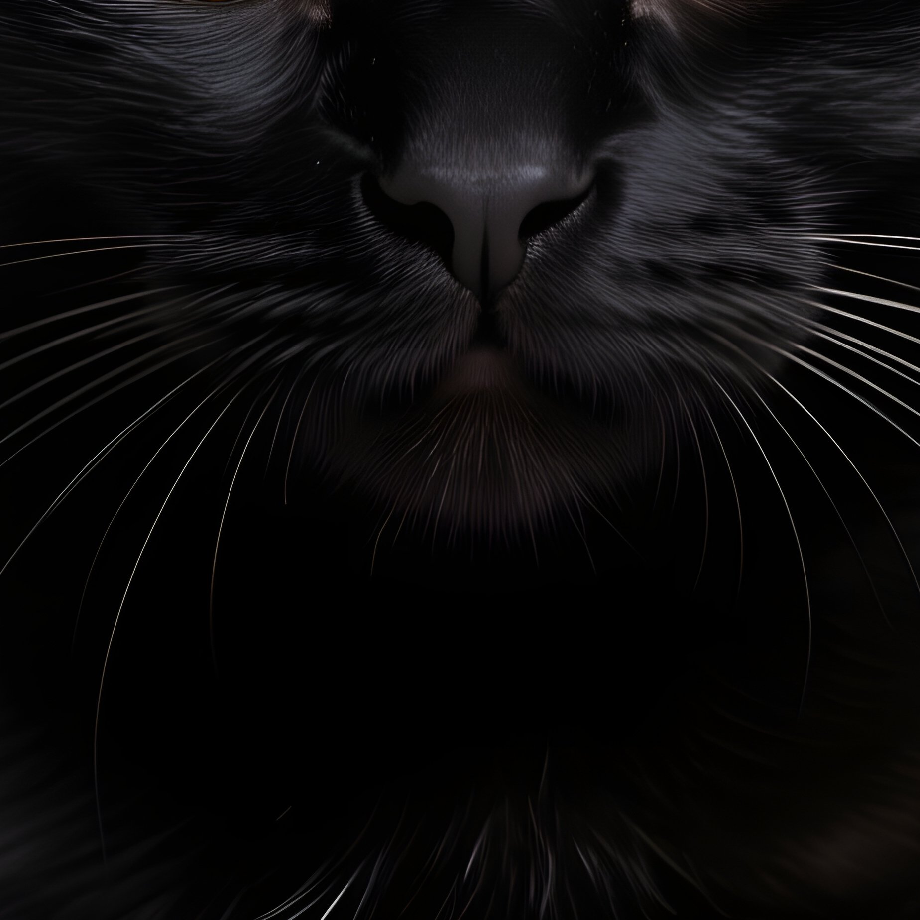 A Black Cat Black Cat Yellow Eyes - Full Resolution Quality Preview