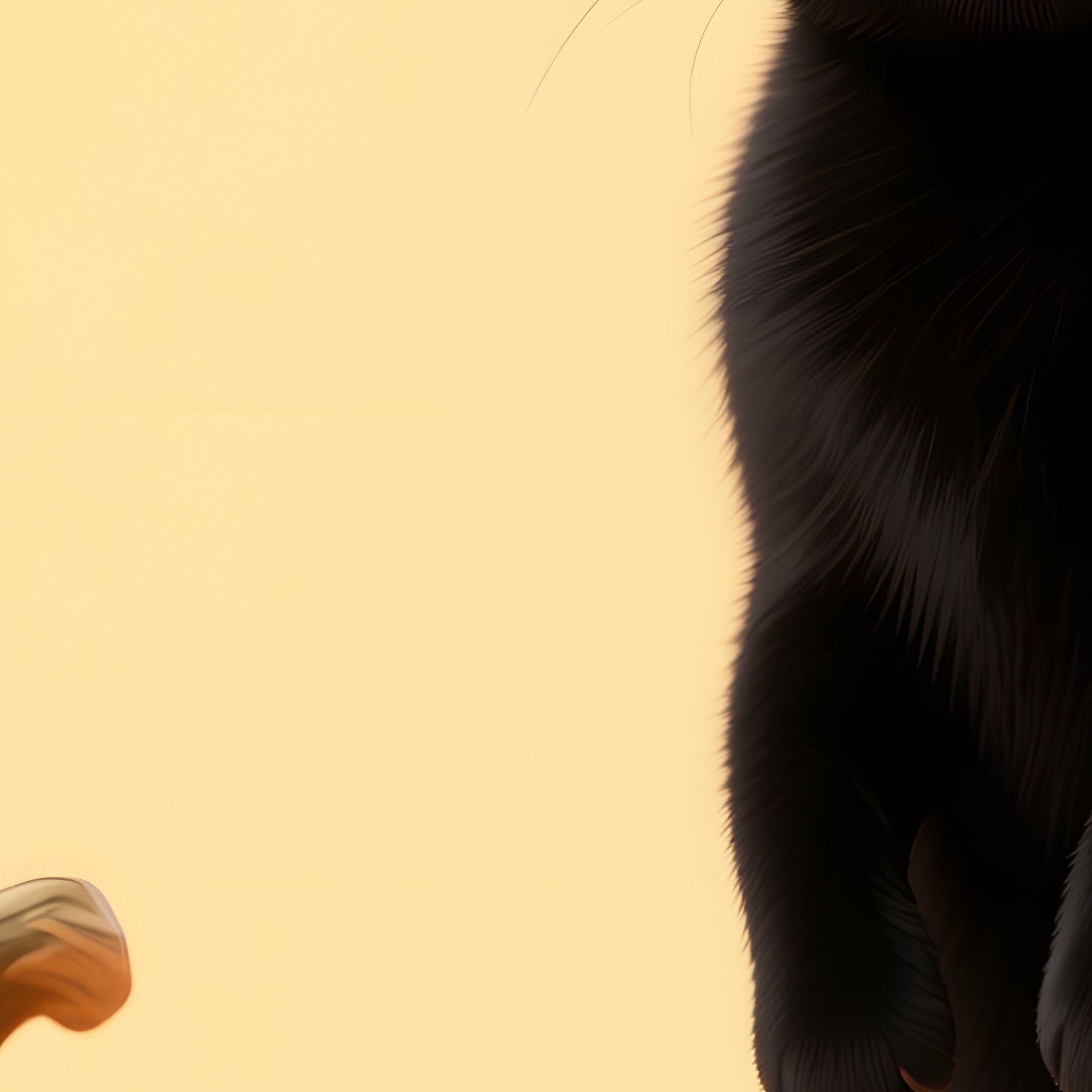 A Black Cat Wearing A Witch Hat Next To A Jack O Lantern - Full Resolution Quality Preview