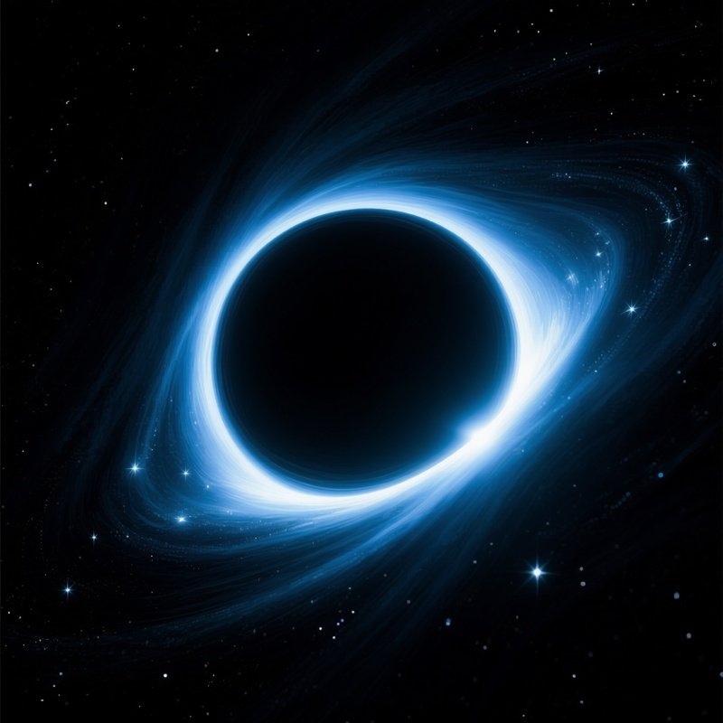 A Black Hole Event Horizon Bending Starlight Ringing