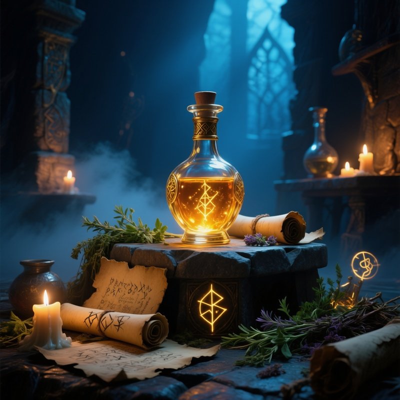 A Bottle Of Elixir And Ancient Context Napoje