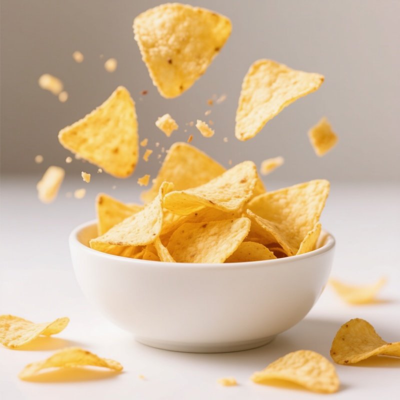 A Bowl Of Tortilla Chips Snacks Food Photography