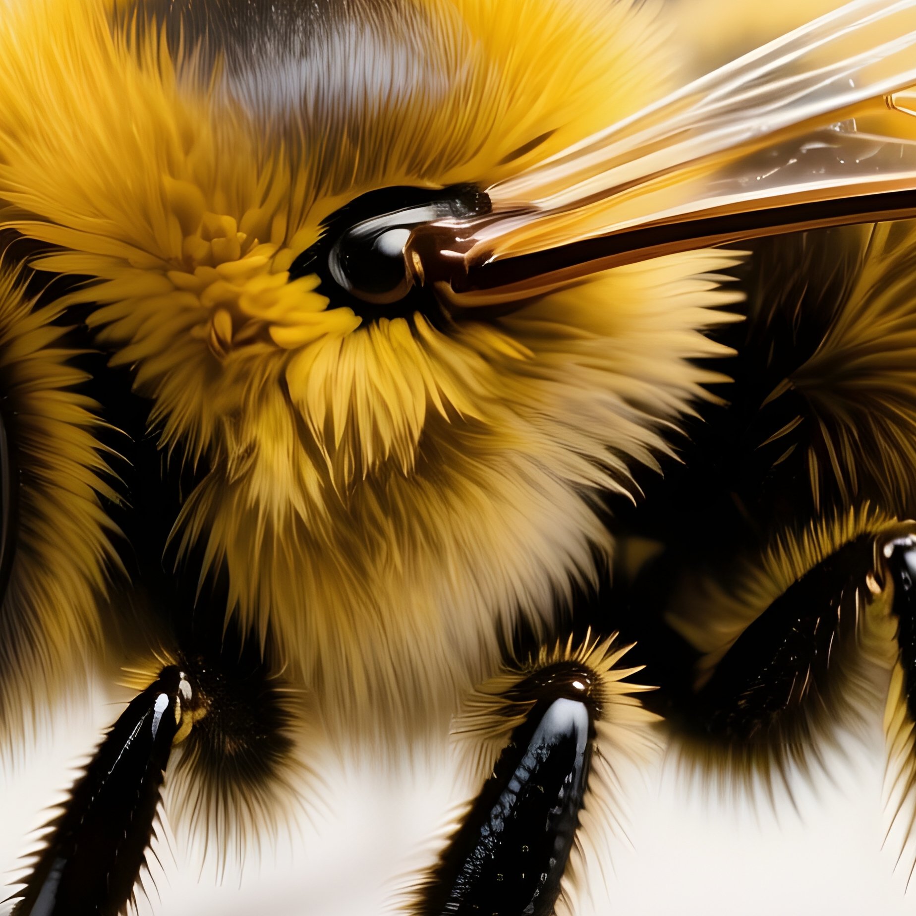 A Bumblebee Bumblebee Digital Art - Full Resolution Quality Preview