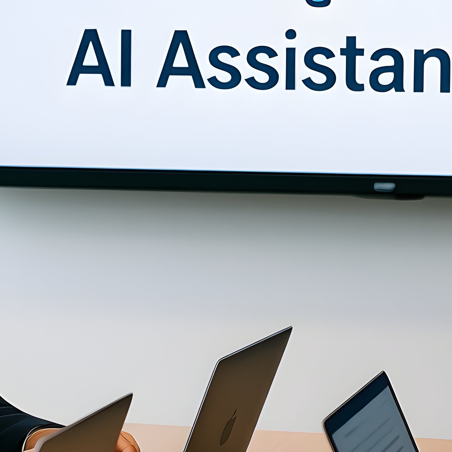 A Business Meeting Focused On Ai Technology Business Meeting Ai - Full Resolution Quality Preview