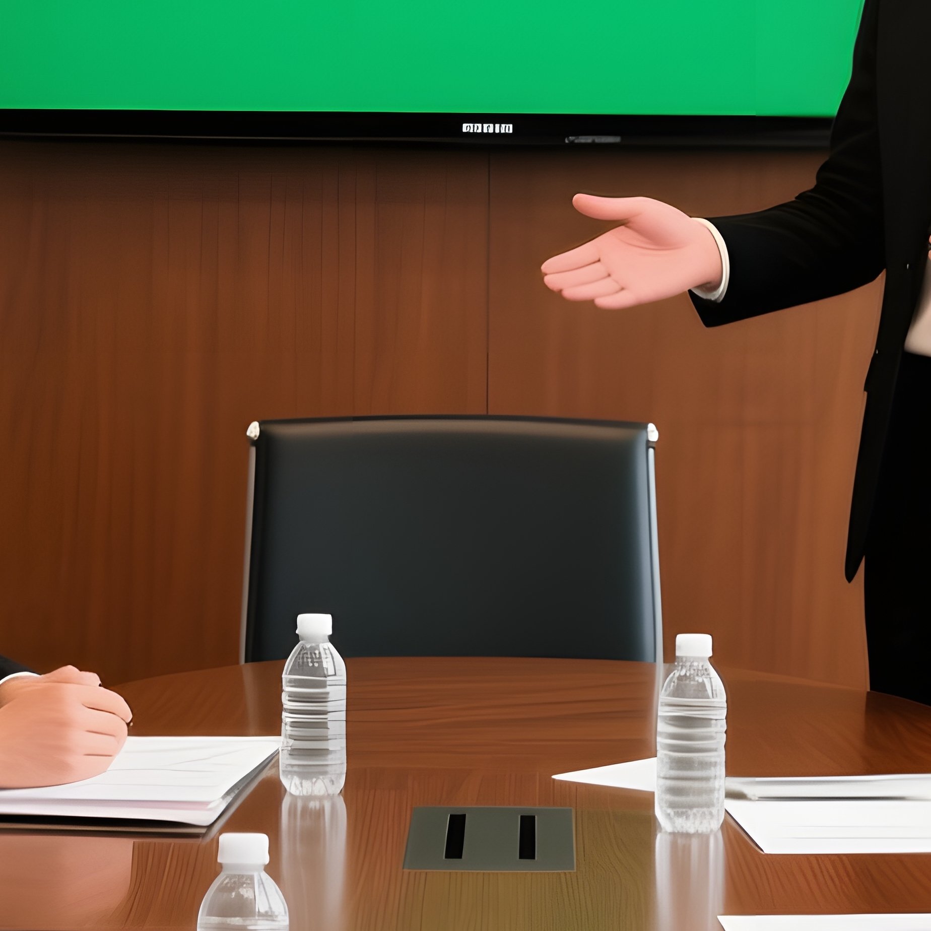 A Business Meeting In A Conference Room Business Meeting - Full Resolution Quality Preview