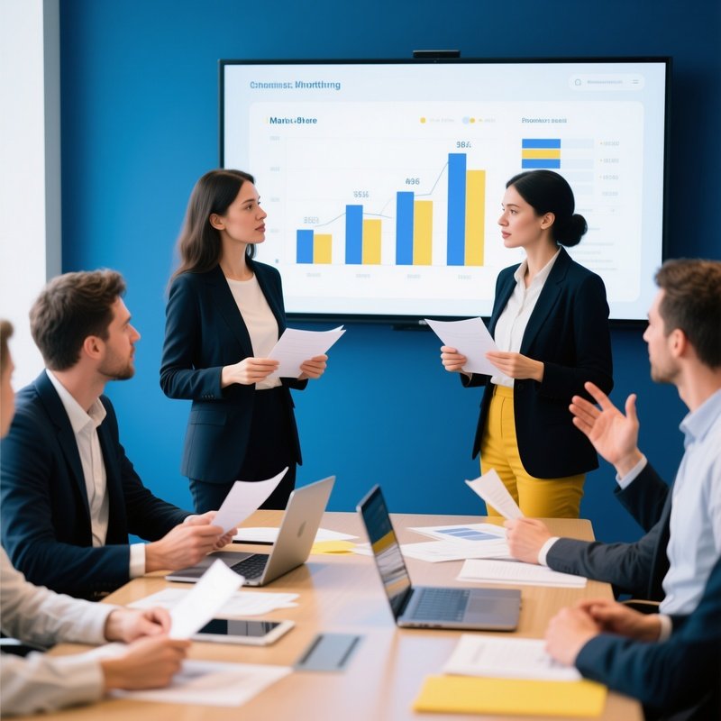 A Business Meeting Or Presentation Business Meeting