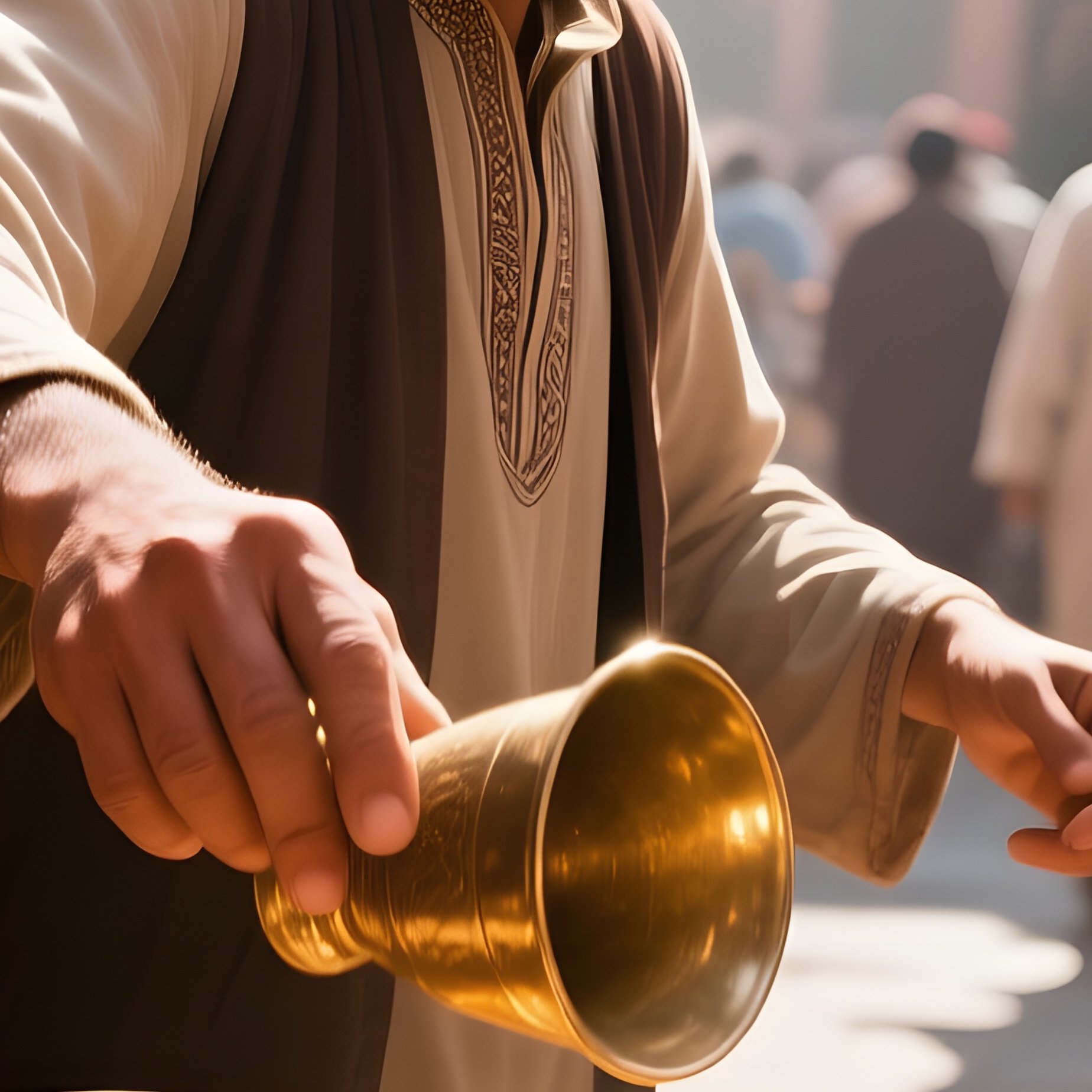 A Bustling Midday Bazaar In Marrakech, Woven Rugs And Spice Stalls Forming The Backdrop As A - Full Resolution Quality Preview