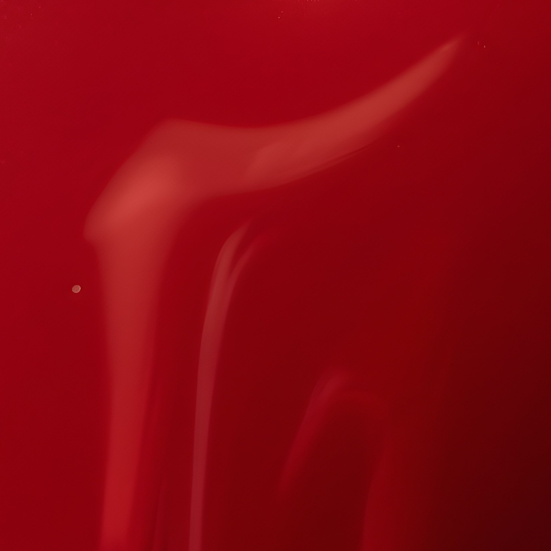 A Button Physically Cut Into The Shape Of A Heart Glossy Red No Text - Full Resolution Quality Preview