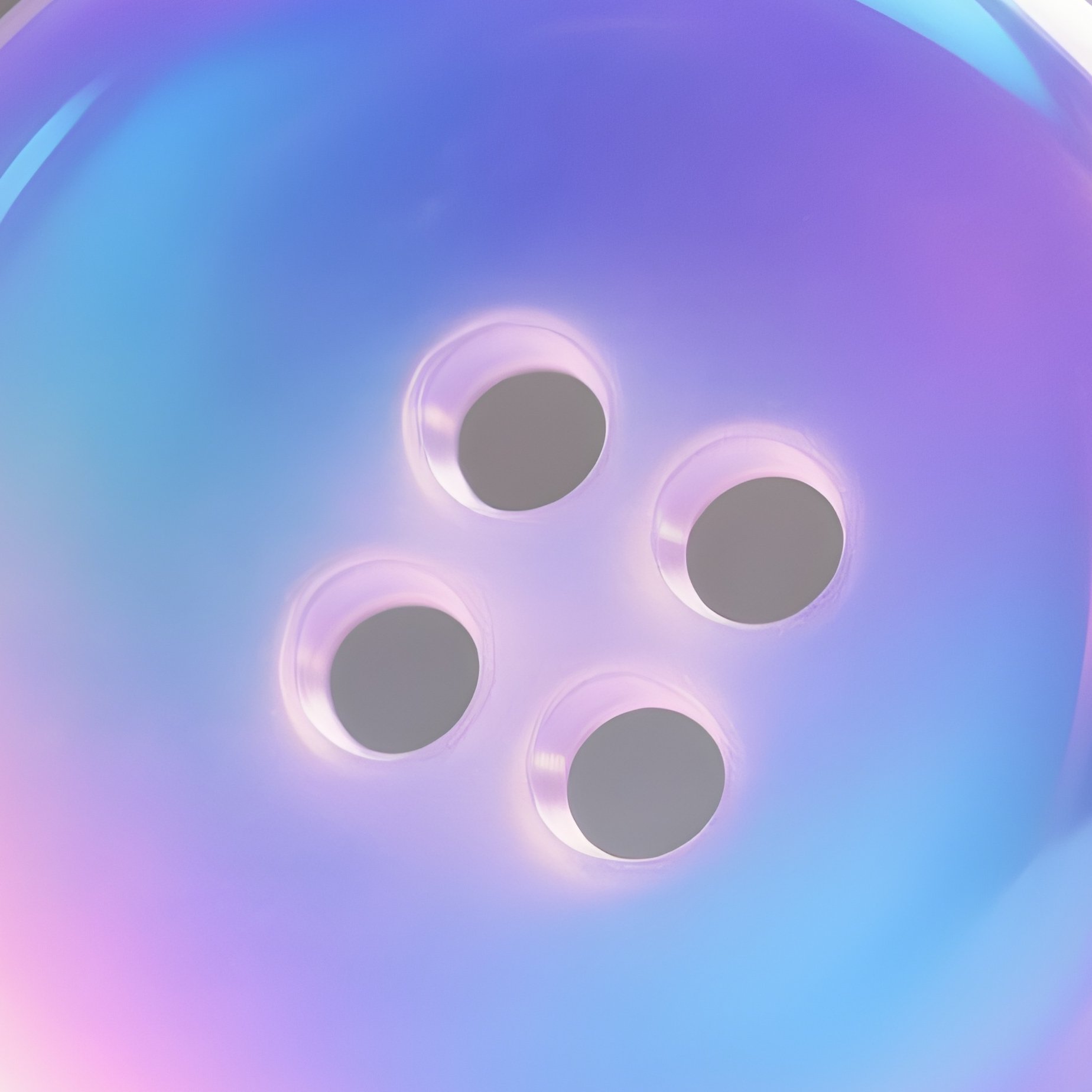A Button Resembling A Soap Bubble Iridescent And Fragile No Reflection Of Text - Full Resolution Quality Preview