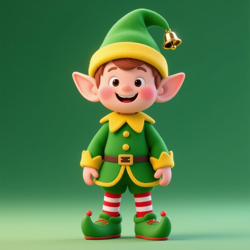 A Cartoon Elf Character Elf Cartoon