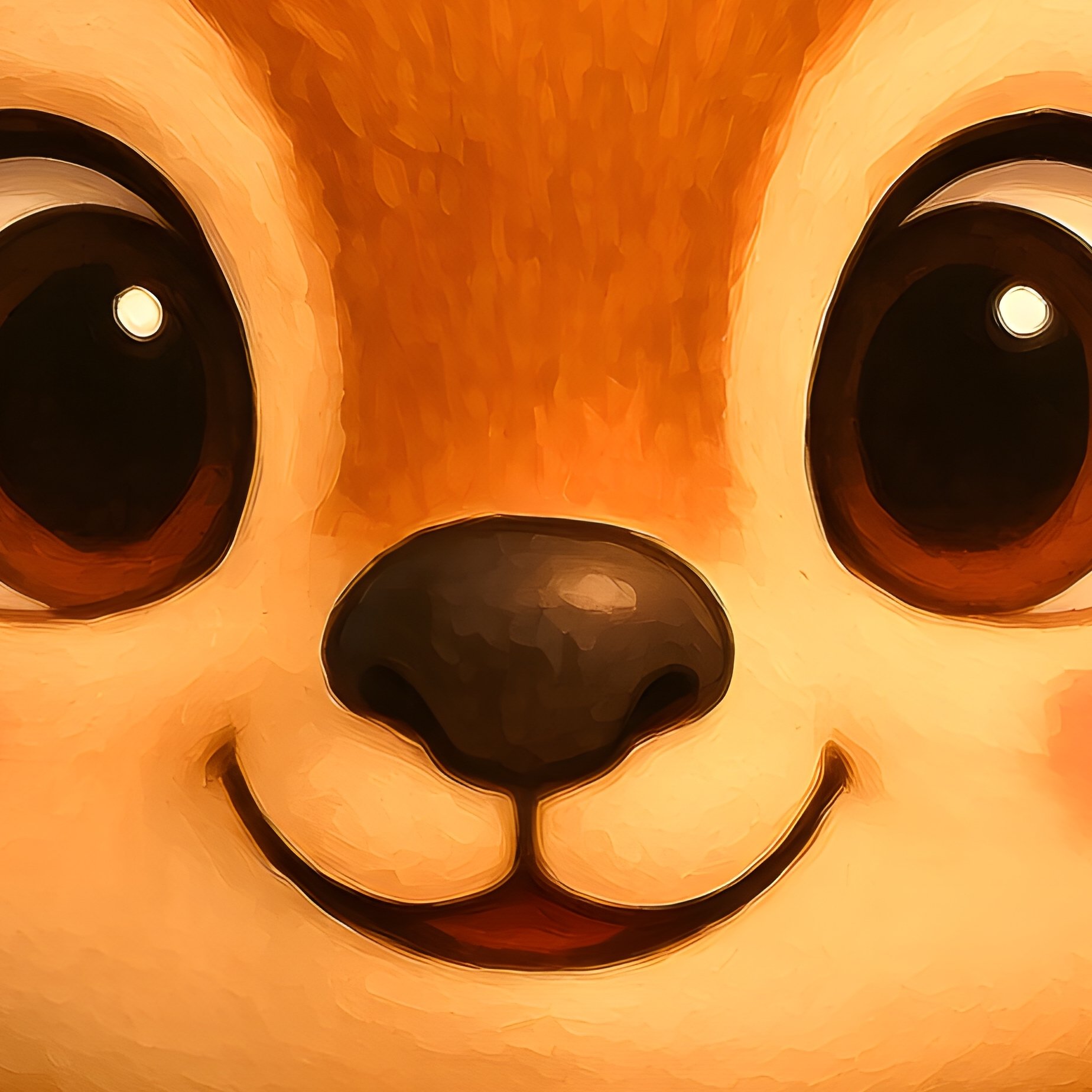 A Cartoon Reindeer Wearing A Scarf Cartoon Reindeer - Full Resolution Quality Preview