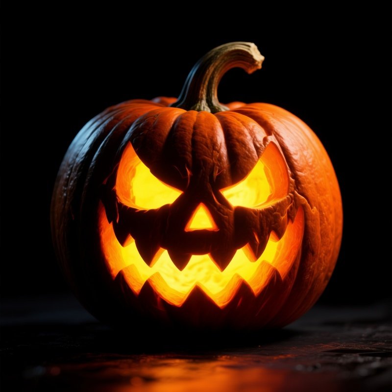 A Carved Halloween Pumpkin Halloween Pumpkin