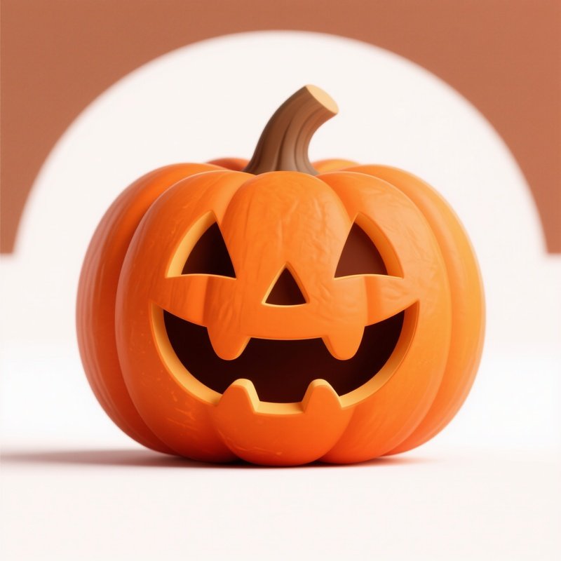 A Carved Pumpkin Halloween Pumpkin