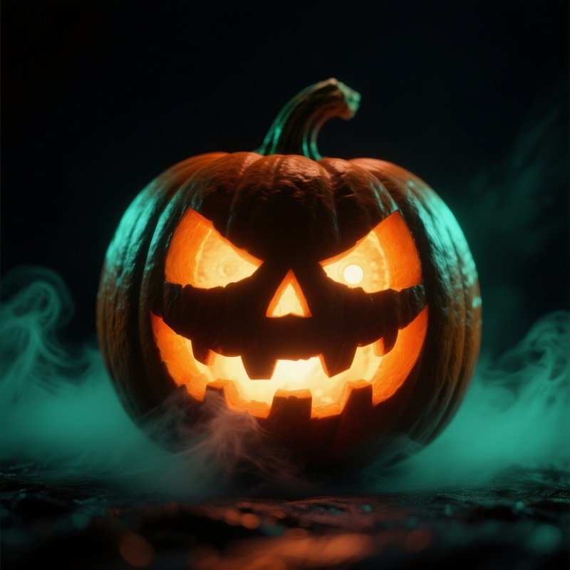 A Carved Pumpkin Jack O Lantern Halloween Jack O Lantern