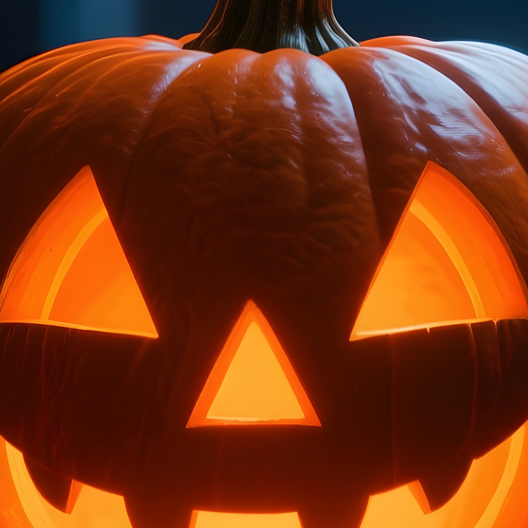 A Carved Pumpkin Jack O Lantern Halloween Pumpkin - Full Resolution Quality Preview