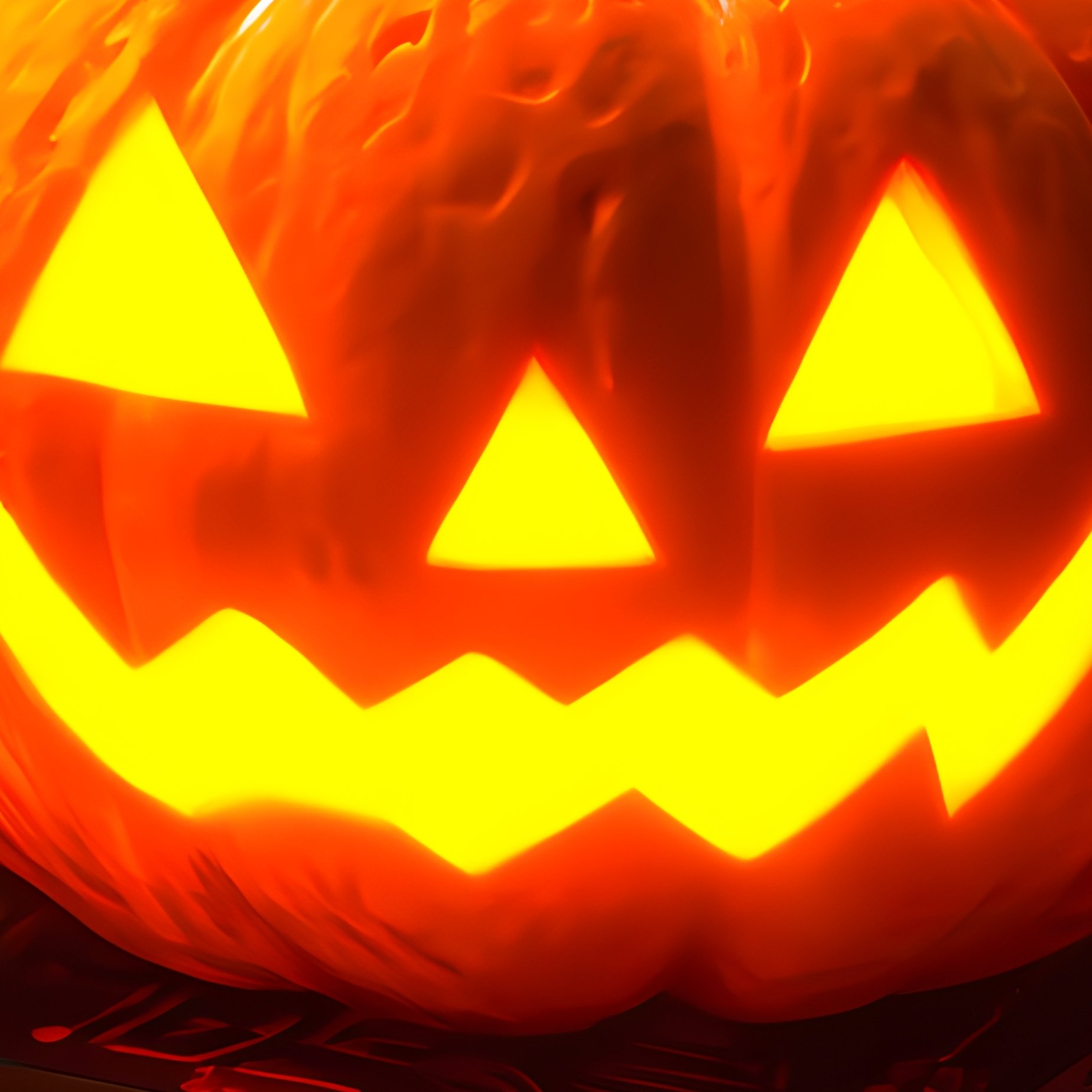 A Carved Pumpkin Placed On A Circuit Board Halloween Technology - Full Resolution Quality Preview