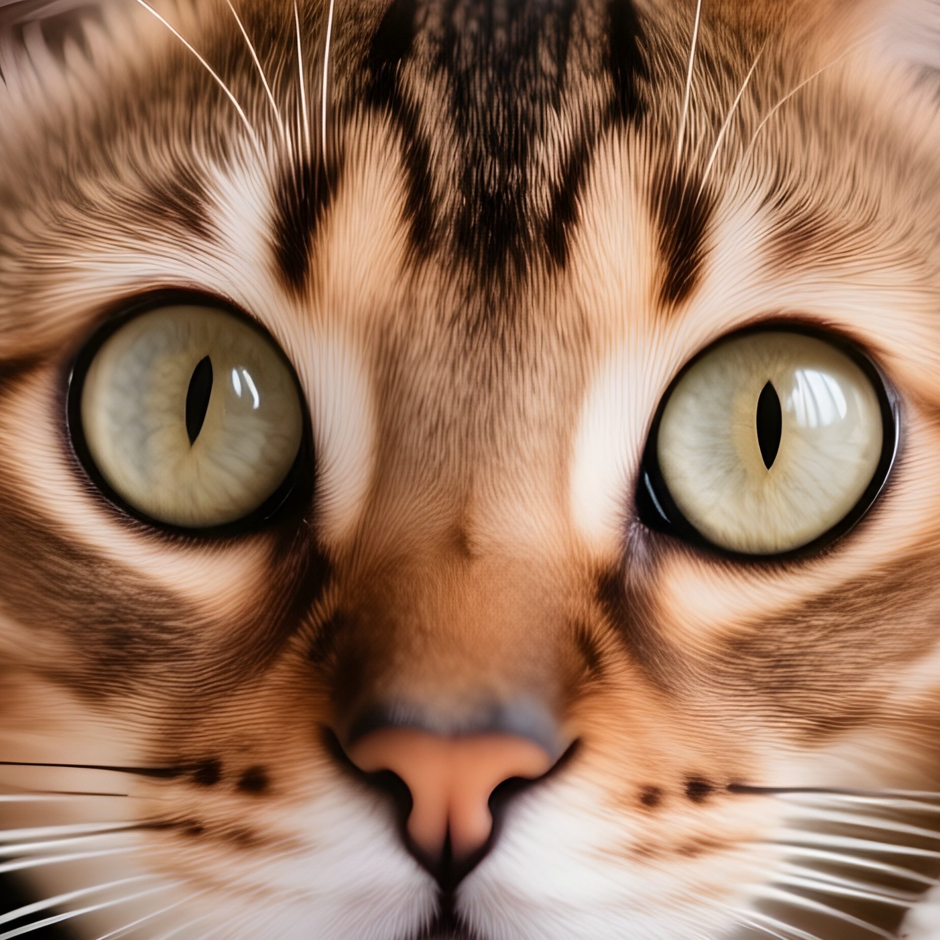 A Cat Peeking From Under A Blanket - Full Resolution Quality Preview