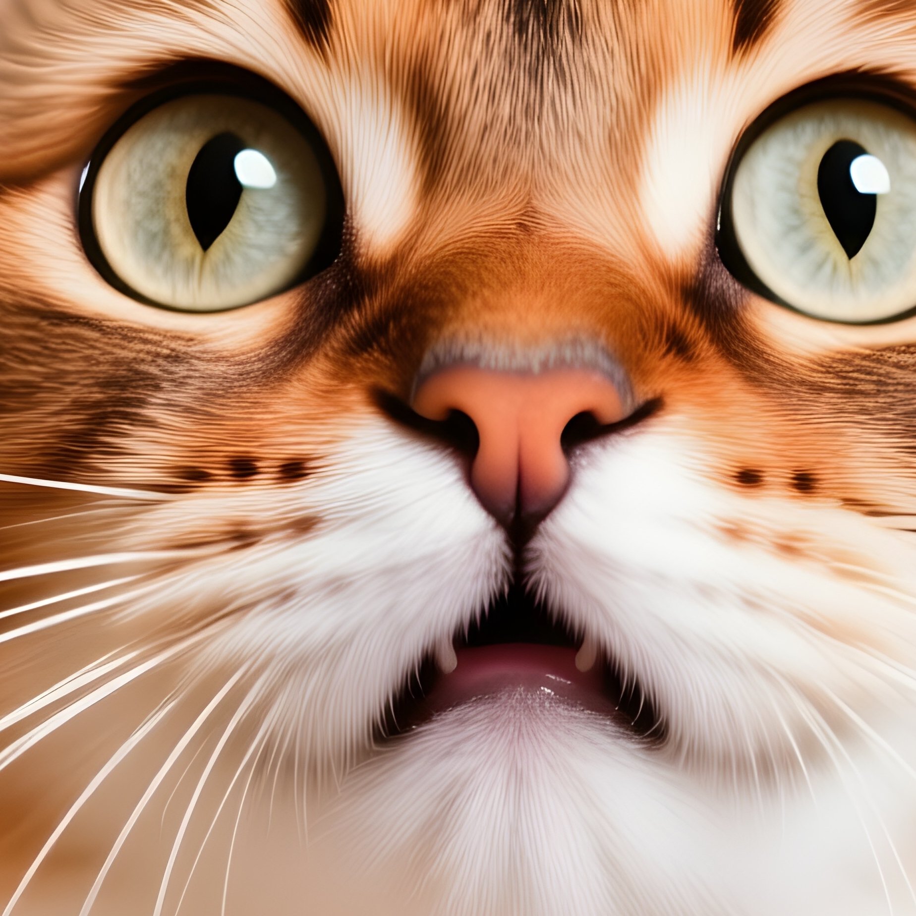 A Cat Somali Head Sticking Out Of A Box - Full Resolution Quality Preview