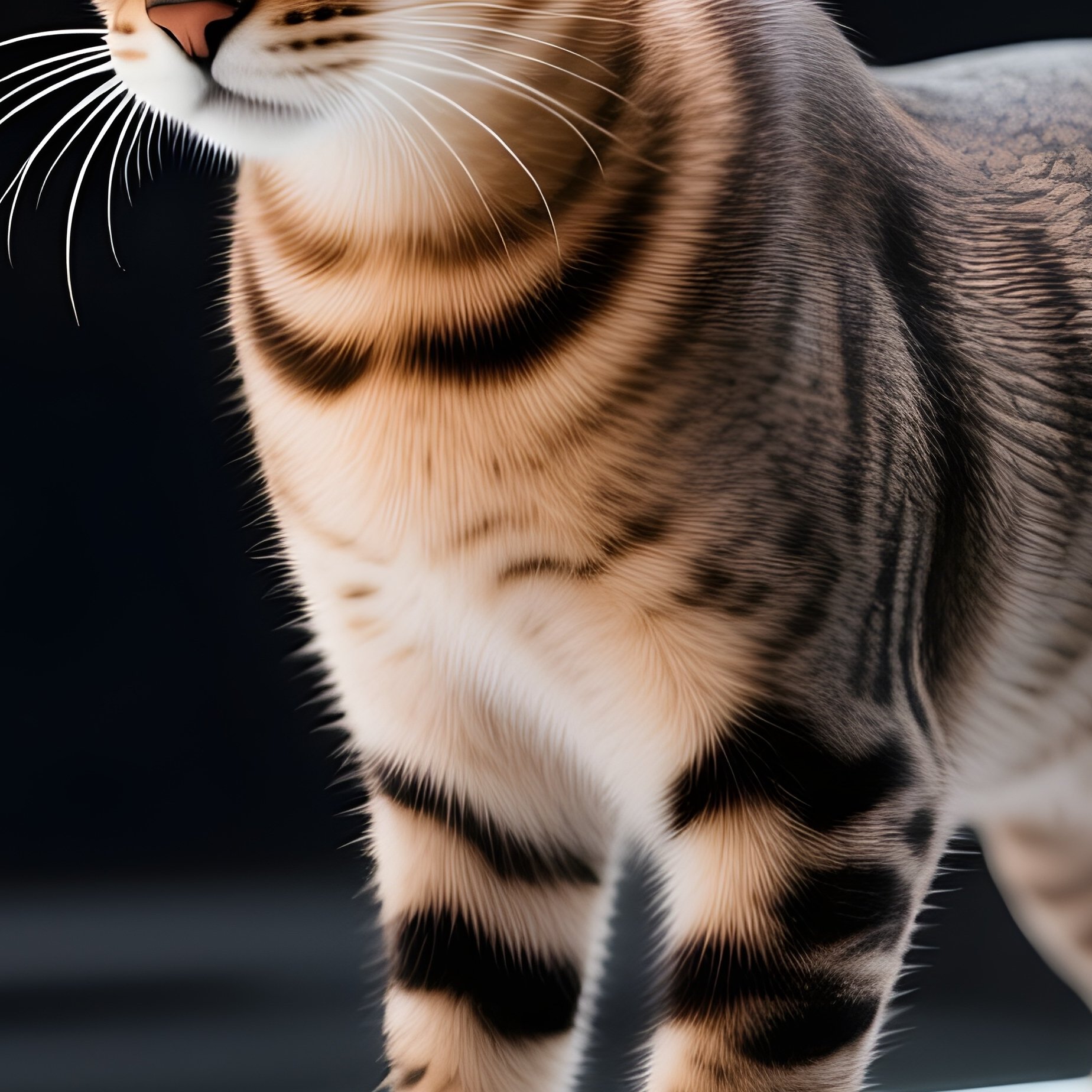 A Cat Standing On A Keyboard Or Laptop Fantasy - Full Resolution Quality Preview