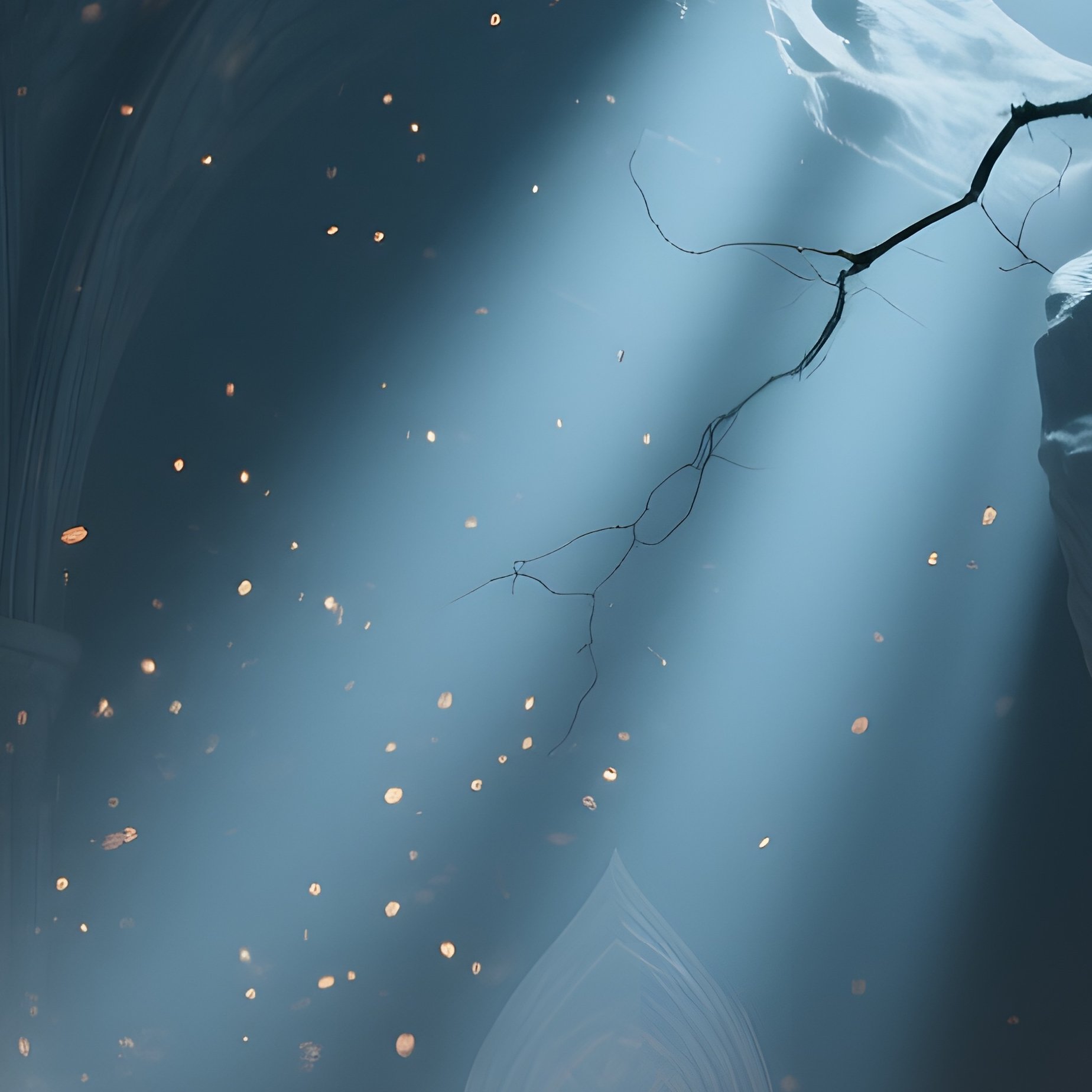 A Cavernous Cathedral Crypt Lit By Flickering Candlelight, Shadows Dancing On Vaulted Ceilings, - Full Resolution Quality Preview