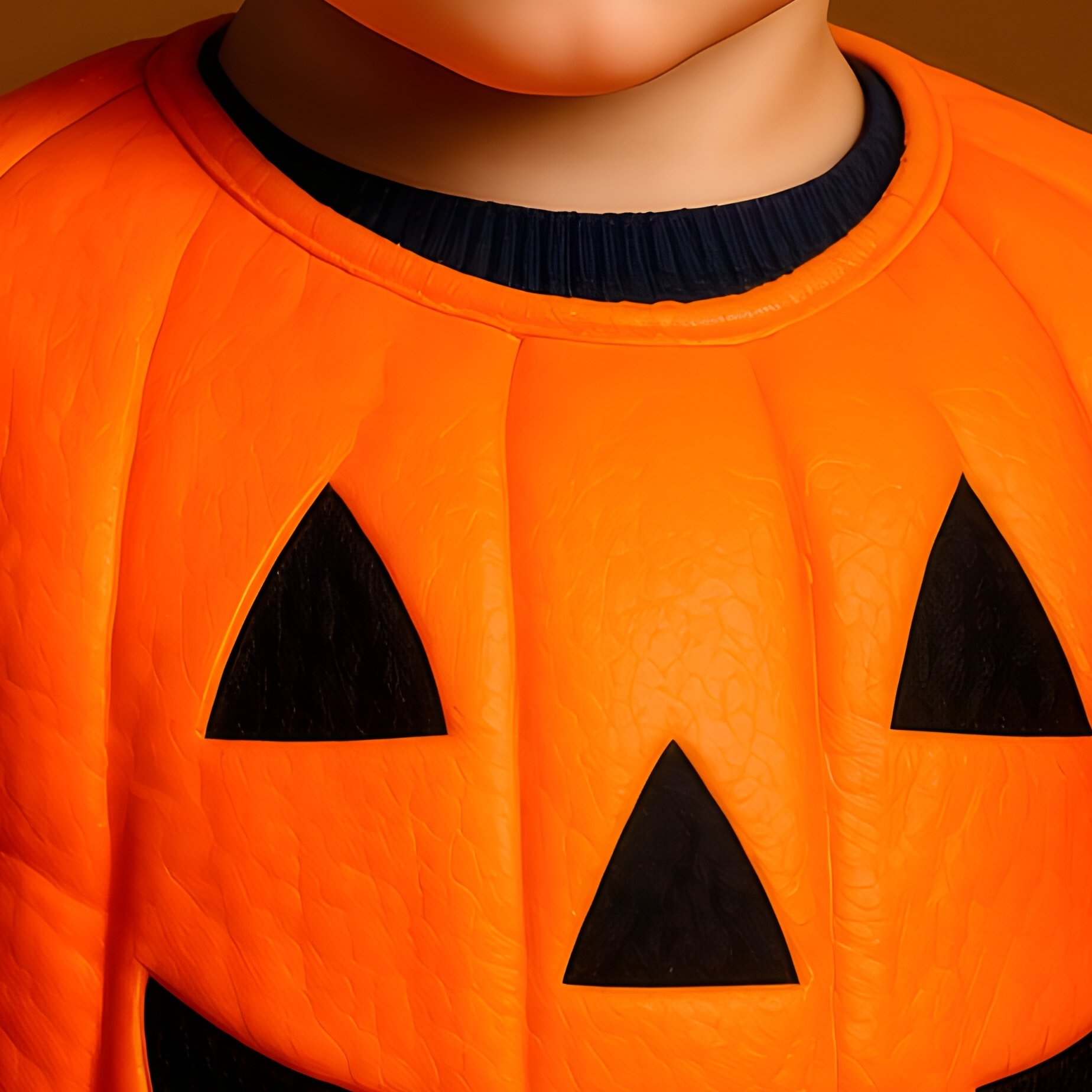 A Child Dressed For Halloween Trick Or Treating Halloween Safety - Full Resolution Quality Preview