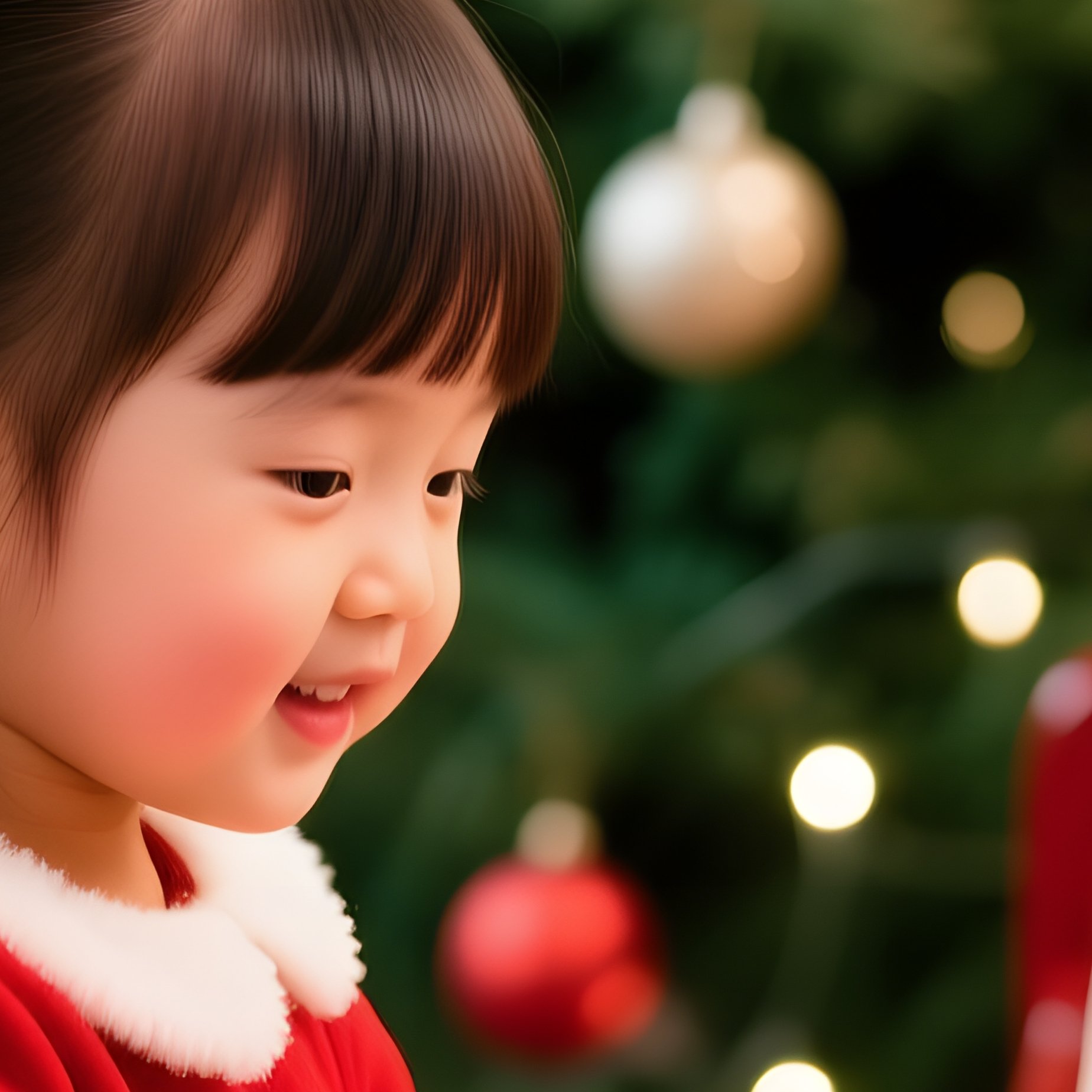 A Child Playing Piano With An Adult Christmas Music - Full Resolution Quality Preview