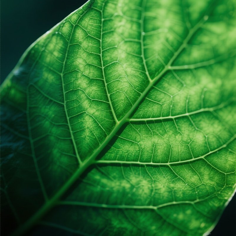 A Close Up Of A Green Leaf Nature Leaf