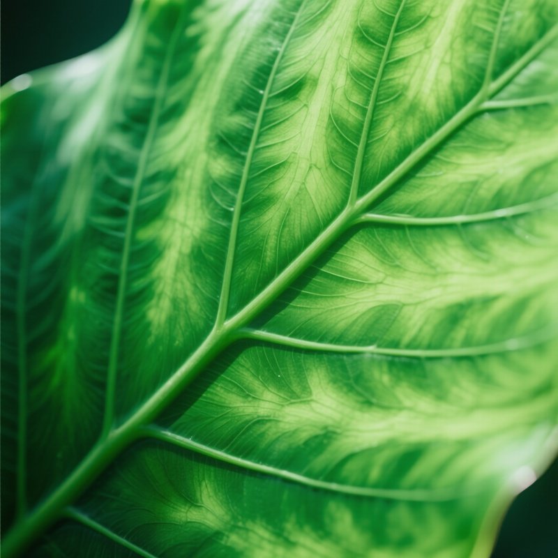 A Close Up Of A Green Leaf Nature Leaf